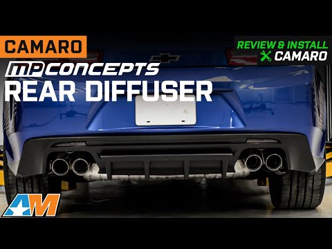2016-2022 Camaro MP Concepts Rear Diffuser with Fins Review & Install