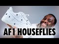 Nike Air Force 1 Retro Houseflies Halloween 2025 On Foot Review QuickSchopes 851 Schopes IM3081 100