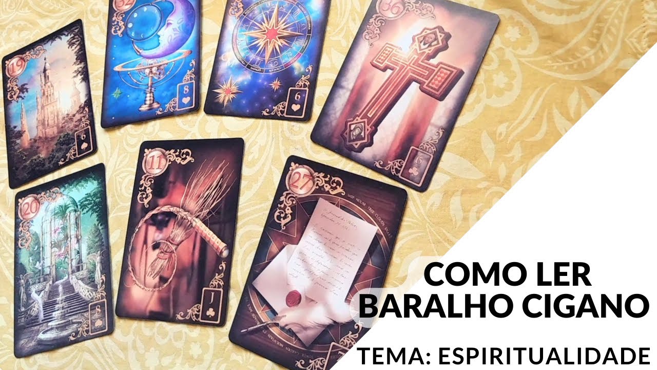 BARALHO CIGANO COMO JOGAR, EXERCÍCIOS COM O TEMA ESPIRITUALIDADE
