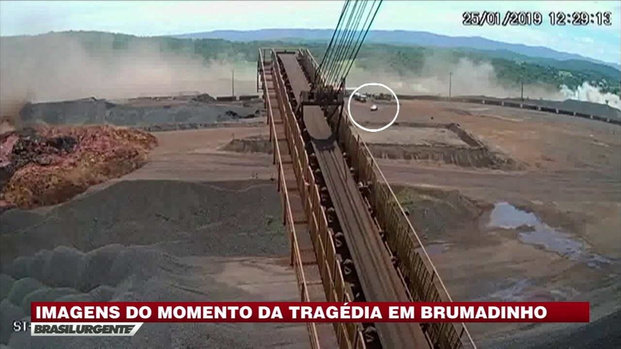Novas imagens do rompimento da barragem em Brumadinho