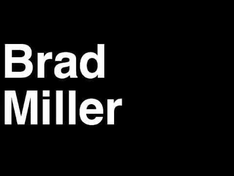 How to Pronounce Brad Miller Minnesota Timberwolves NBA Basketball Player Runforthecube