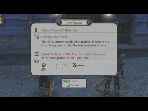 Xenoblade Chronicles - Defend Colony 6 - Mechon - Colony 6