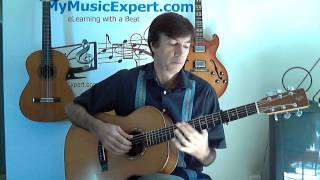 Linus and Lucy on guitar