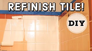 How to Refinish a Bathtub and Tile with Rustoleum Tub and Tile Kit