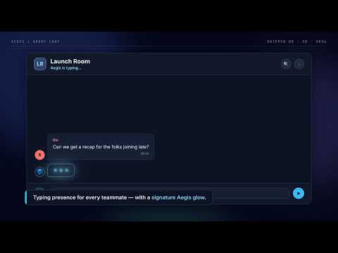 Aegis demo video