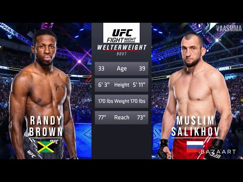 Randy Brown vs Muslim Salikhov full fight