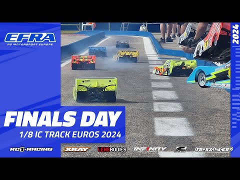 EFRA 1/8th Nitro Track Euros - Finals Day - LIVE!
