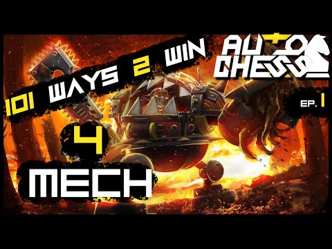 4 Mechs - 101 Ways 2 Win AutoChess - Dota 2 Episode 1 - 1440p