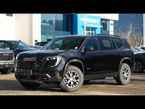 2026 GMC Acadia AWD AT4 in Black for sale at Salmon Arm Chevrolet Buick GMC in Salmon Arm, BC