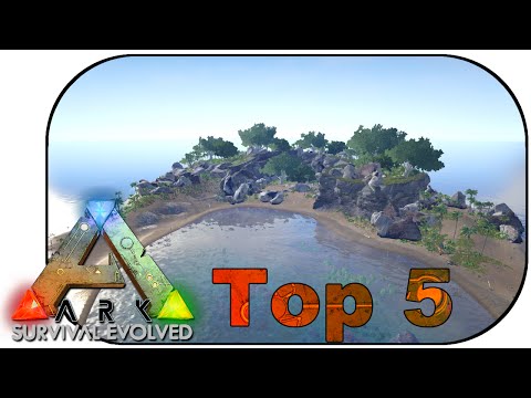 Ark: Survival Evolved ~ Top 5 Build Locations!