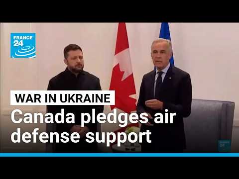 Canada pledges air defense support for Ukraine as Zelensky visits