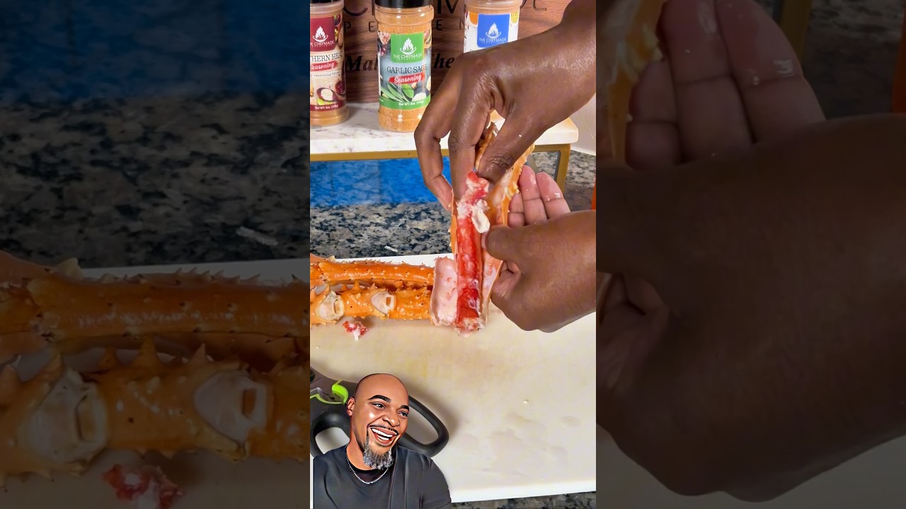 King Crab Po Boy #KingCrab #SeafoodLovers ￼