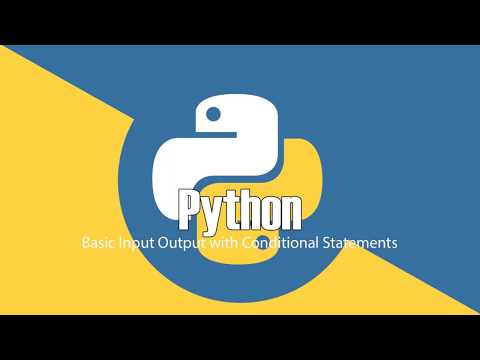 Basic Inputoutput With Conditional Statement In Python