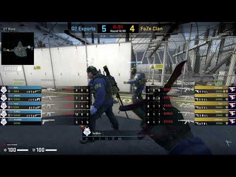 CSGO POV G2.huNter vs. Faze @nuke - 33 kills