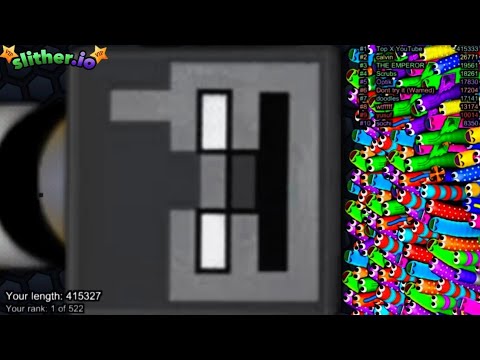 Slither.io A.I. Stray Minecraft Skin Vs Tiny Pro Snake - New Epic Skin Release | Slitherio Vip Top X