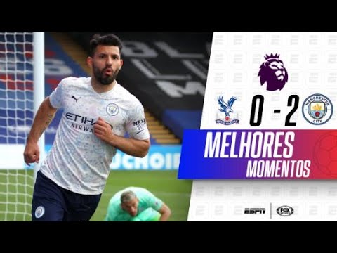 AGUERO FAZ GOLAÇO! Melhores momentos de Crystal Palace 0 x 2 Manchester City na Premier League