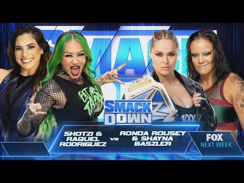 Shotzi & Raquel Rodriguez vs Ronda Rousey & Shayna Baszler (Women's Tag Team - Full Match)