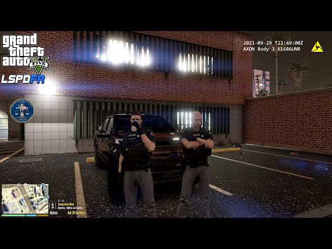 GTA V - LSPDFR 0.4.9🚔 - LSPD/LAPD - Gang Unit Patrol - Traffic Stop Backup/Shots Fired - 4K