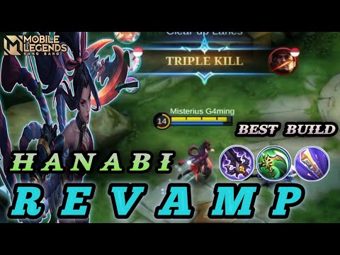 Hanabi New Revamped Best Build Crazy Damage - Mobile Legends Bang-bang