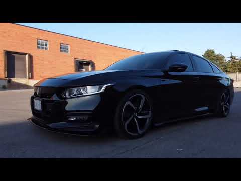 2019 Honda Accord SPRINGS & SPACER Fitment video