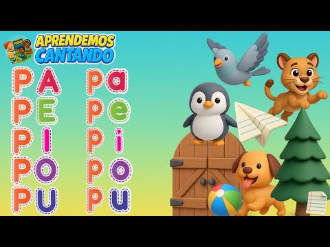 Pa, Pe, Pi, Po, Pu 🎶 | Las sílabas para niños con P | Canción infantil educativa