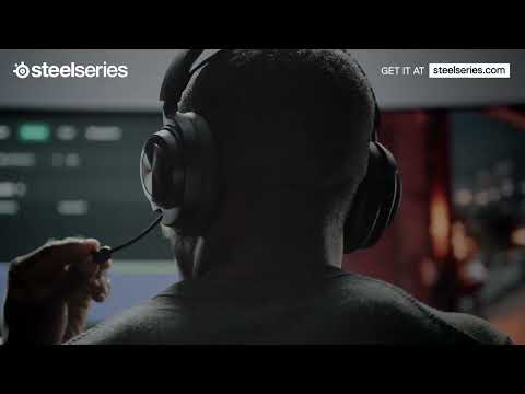 Belaidės ausinės žaidimams SteelSeries Arctis Nova Pro, Skirta PC ir PlayStation, Juodos spalvos video