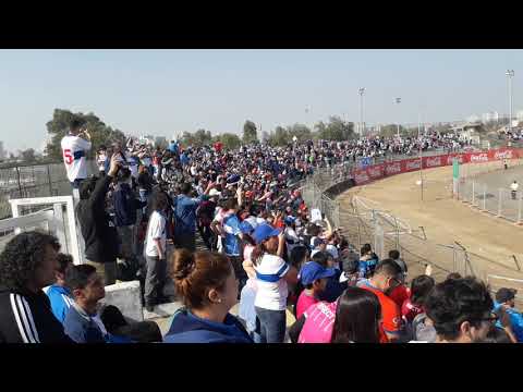 "Recibimiento Los Cruzados vs Palestino 2019" Barra: Los Cruzados • Club: Universidad Católica