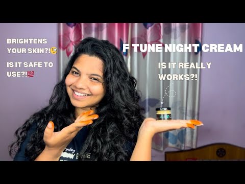 FTune night cream is it really works?!  #nightcream #ftune