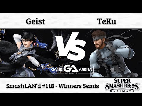 SmashLAN'd 118: Geist (Bayonetta) vs. TeKu (Snake) - Winners Semis