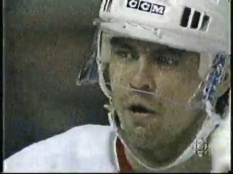 Jets vs Flames April 6 1996 period 2- Hockey Night in Canada (VHS)