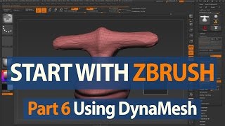 How to Start with ZBrush - Character Sculpting Continued with DynaMesh - Part 6
