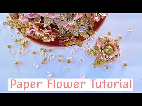 Easy Paper Flower Tutorial using punches 🌸