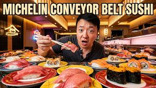 Trying 2 MICHELIN STAR Conveyer Belt Sushi in Kyoto Japan | Was it Worth it
