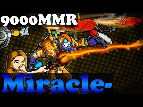 Miracle- 9000MMR Plays Tinker with Aether Lens - Full Game