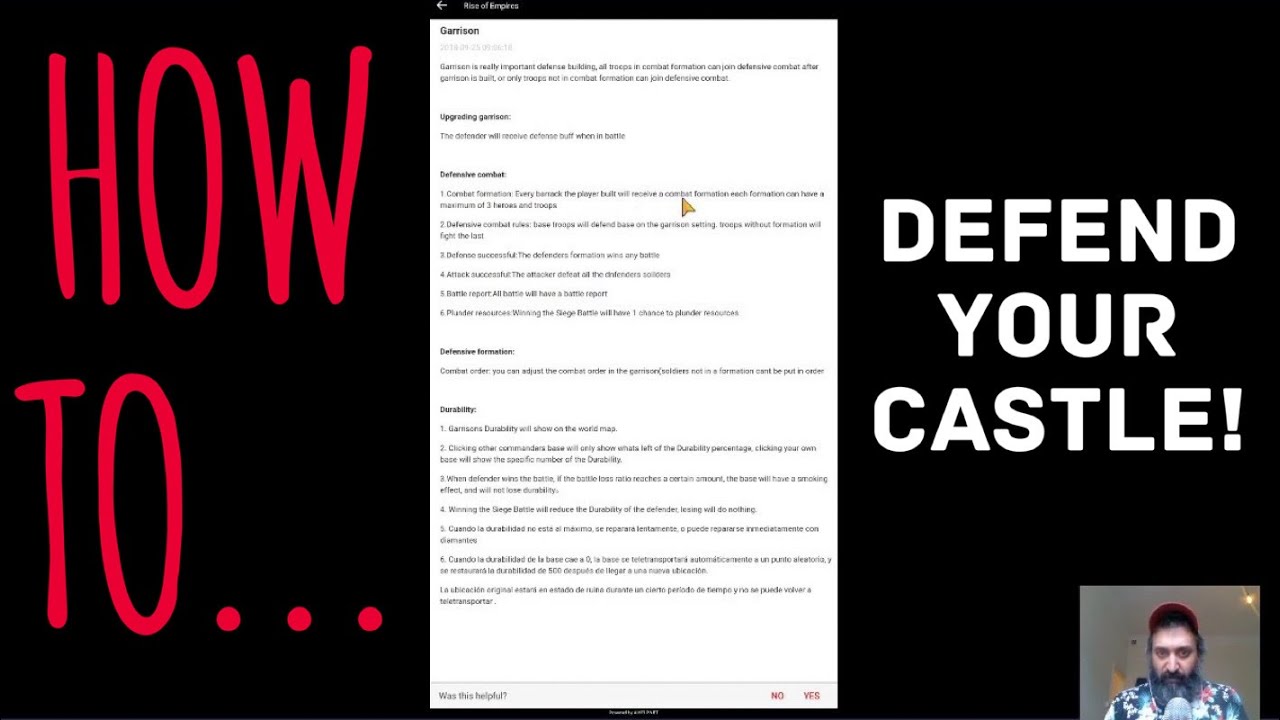 HOW TO...Defend Your Castle (Rise of Empires Ice & Fire)