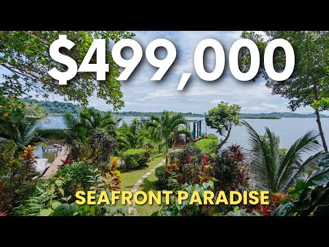 $499K Seafront Home & Pool with Road Access | Bocas del Toro, Panama