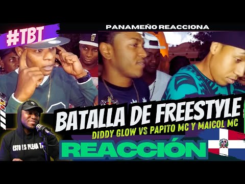 DIDDY GLOW VS PAPITO MC Y MAICOL MC - Batalla de Freestyle  |PANAMEÑO REACCIONA|