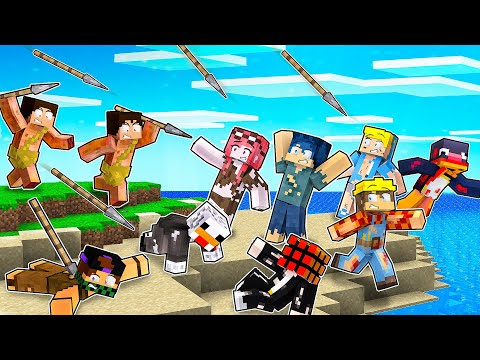 GLI INDIGENI CI ATTACCANO! - ISOLA DEGLI YOUTUBERS *MINECRAFT*