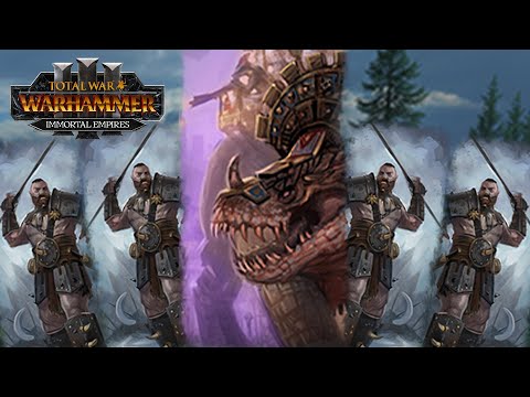 Brutal Synergy - Norsca vs Lizardmen // Total War: WARHAMMER 3
