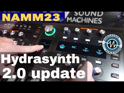 NAMM 2023 - Ashun Sound Machines - Hydrasynth Update 2.0