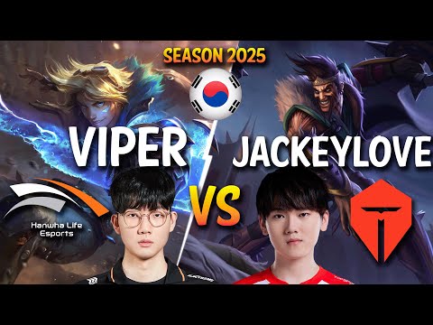 HLE Viper vs TES JackeyLove - Viper EZREAL vs JackeyLove DRAVEN ADC - Patch 15.3 KR Ranked | lolrec