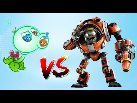 PvZ2 - Z Mech - Every Plants With 1 Plant Food VS 100 Z Mech