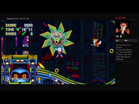 Sonicdude2's sonic mania live stream part 14 final boss