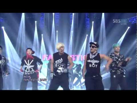 BIGBANG [FANTASTIC BABY] @SBS Inkigayo Popular song 20120318
