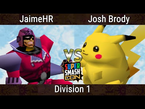 SSC 2023 - JaimeHR (Captain Falcon) Vs. Josh Brody (Pikachu) Smash Bros - SSB64