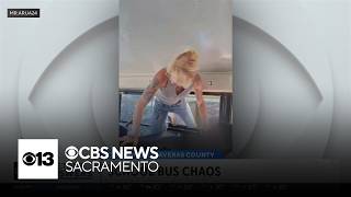 California parent arrested after damaging school bus during disturbance
