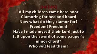 Hadestown Original Broadway Cast - His Kiss, The Riot - Lyrics