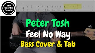 Peter Tosh - FEEL NO WAY - Bass cover with TABS