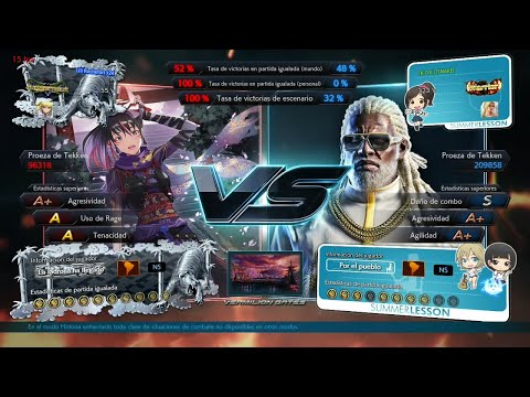 L7 218_1 D Kunimitsu (Anakin x24) vs (TK-CIX SNAKE) Leroy Smit - Tekken 7 Online sin Grafica