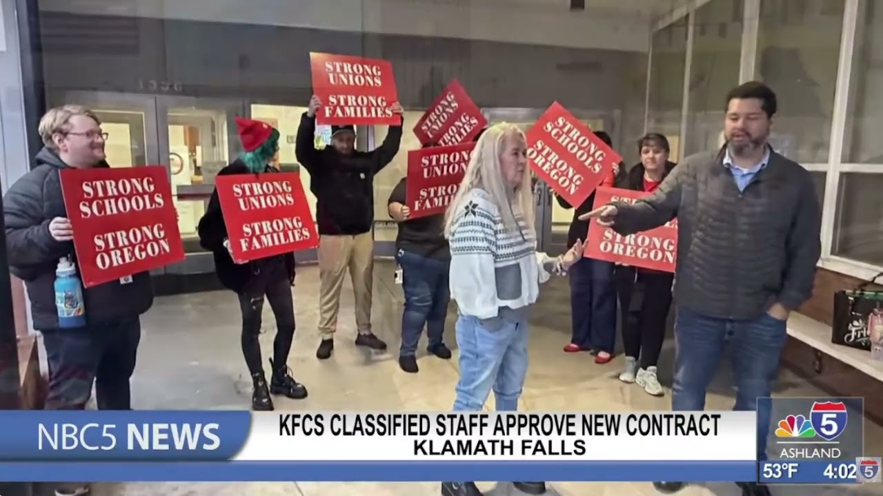 KFCS classified staff approved new contract